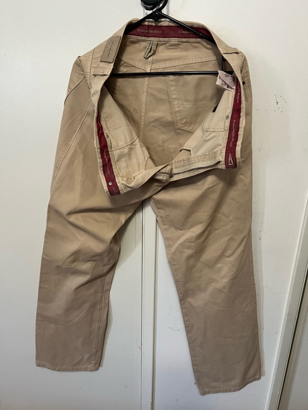 Ermenegildo Zegna Beige Chino Pants
